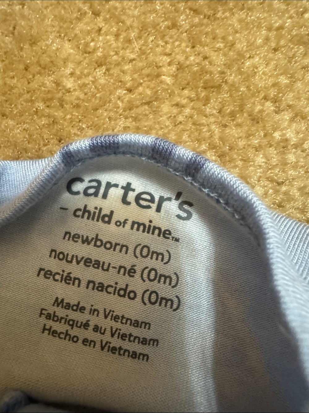 Carter's Blue Hot Air Balloon Footed One-Piece - Picture 2 of 6